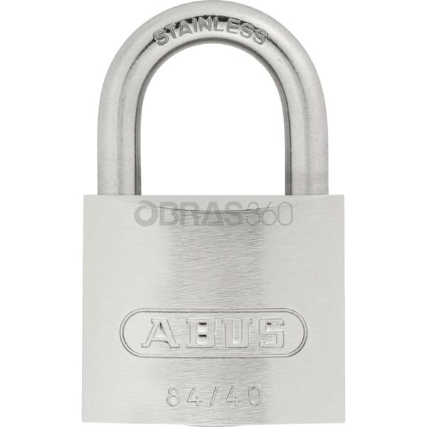 Cadeado Inoxidável 40mm ABUS Resistente Portão Segurança Corrente - 50mm