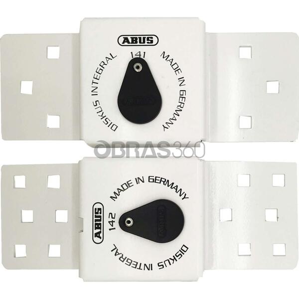 Fechadura Branca Porta Lateral + Traseira ABUS Veiculo Comercial Montagem Simples Resistente Seguran - Branco - Fechadura porta lateral + traseira