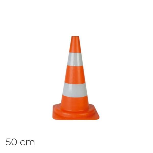 Cone de Proteção/Sinalização em Polietileno 50CM Obra