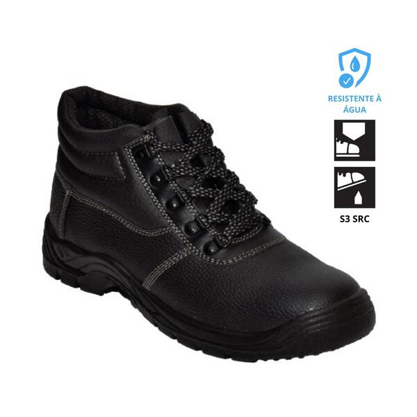 Bota de Segurança ARGO S3 SRC Biqueira e Palmilha de Aço Resistente à Água - 9902700401259