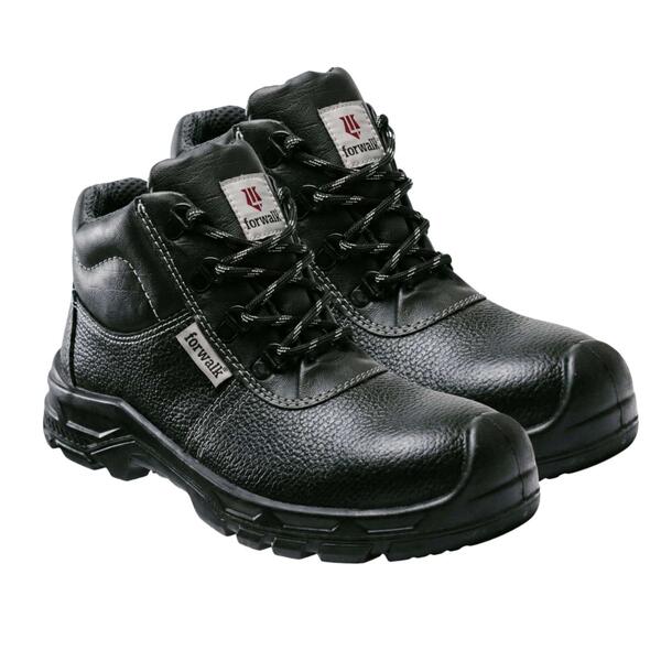 Botas de Segurança For Walk Maputo Preto 0114002 Classe S3 Aço PU SRC - EN ISO 20345-2022