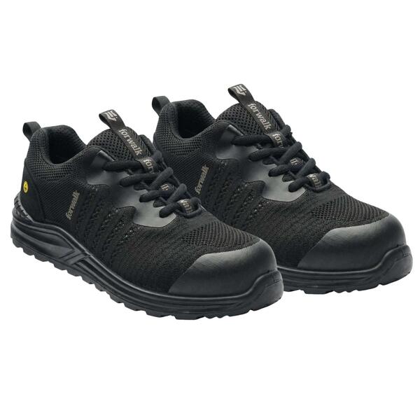 Sapatos de Segurança For Walk Sorraia Preto 0122075 S1PS Fibra Vidro PU ESD SR - EN ISO 20345-2022 - FOR WALK - 9902700402126