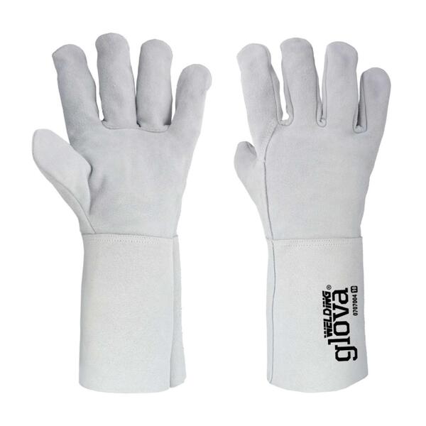Luvas Glova Soldador Crute Bovino Cinzento 0707004 (1Par) CAT II EN12477-2001+A1-2005-TYPE A - GLOVA - 5607880041618