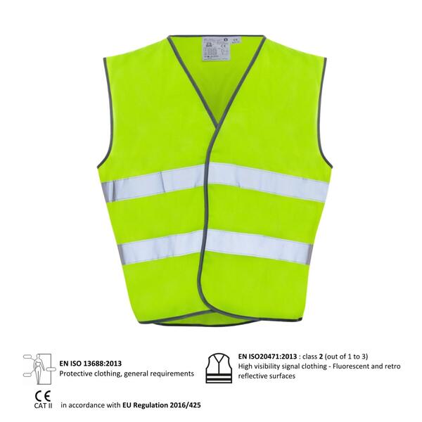Colete de Proteção Segurança Tamanho XXL Obra Trânsito - 9902700706569