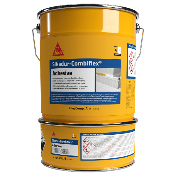 Cola Epóxi Sikadur Combiflex Adhesive Colagem Bandas de Impermeabilização 6KG