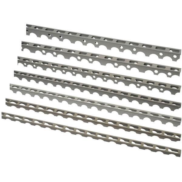 Distanciador Ponte Barra PVC Espaçador Nivelador de Armaduras em Laje Betão Cofragem - Cx. 64 ml - Alt. 35 mm x Comp. 2 m