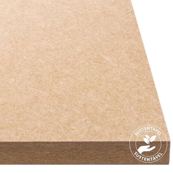 Madeira MDF STANDARD CRU Painel Construção LSF Estrutural Carpintaria Cozinha Roupeiro - 1 Placa 16MM - 2,44M x 1,22M - 2,9768M2 - 35,80KG