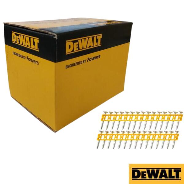 Pregos Dewalt DCN8901020 Ø2,6X20MM (Cx. 1005 Unid.) para Pregadora de Betão DCN890P2-QW - Caixa 1005 Unid. (Ø2,6 x 20 mm) - Limitado stock