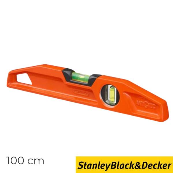 Nível MLH Trapezoidal 100CM FATMAX Stanley 1-42-316 Bolha Horizontal Ampliada
