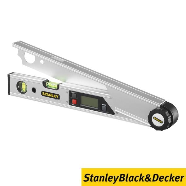 Nível Medidor de Ângulos Digital 0°-180° 40CM Stanley 0-42-087 Visor LCD Funções HOLD