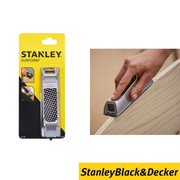 Plaina Escova Curta Metal Surform 155MM Stanley 5-21-399 Arredondamentos Nivelamentos Acabamentos - Stanley Black & Decker - 3253565213997