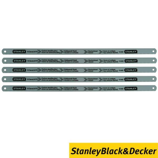 Lâmina de Corte Lion Aço Carbono (5 Unid.) Serra 300MM Stanley 2-15-842 - Stanley Black & Decker - 3253562158420