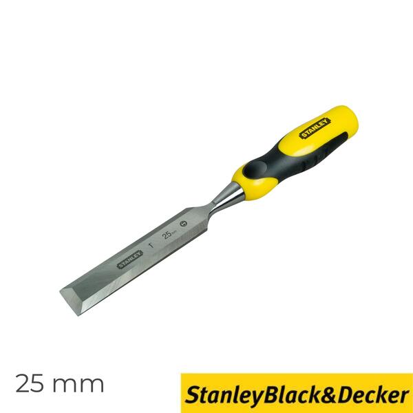 Formão Fio Biselado 25MM 141MM Stanley 0-16-880 Alta Resistência Acabamentos