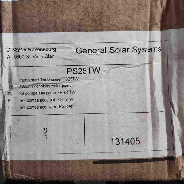 Kit de Bomba Sonnenkraft PS25TW - 131045