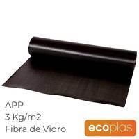 Tela Betuminosa Asfáltica APP Impermeabilização ECOplas 30 Fibra de Vidro 3KG/M2