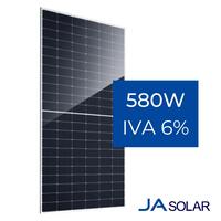 Módulo Fotovoltaico 580W - JASolar Bifacial N-Type MBB Half-Cell Module - JAM66D42 580/MB MC4