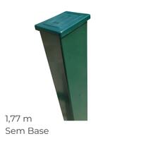 Poste sem Base para Vedação Metálica Verde 1,77M 60X40MM RAL6005