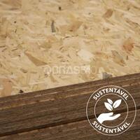 Placa OSB 9-30MM Resistente à Humidade LSF Construção Estrutural Tapume Pavimento Palcos
