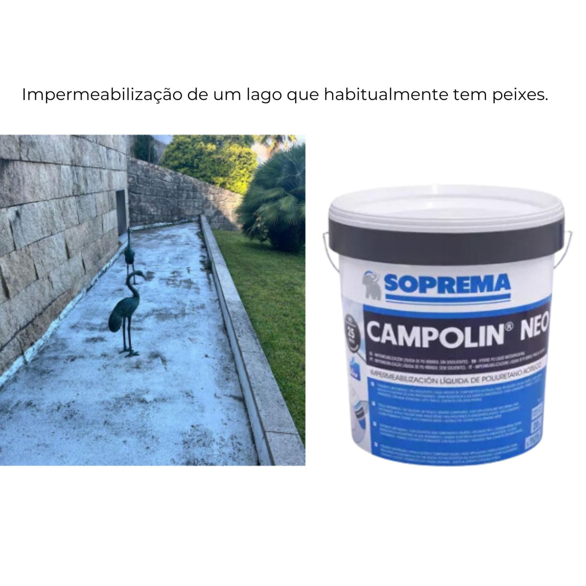 Campolin Neo 20Kg Impermeabilização Varandas Terraços Coberturas ...