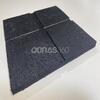 Pavimento Piso Borracha SBR Alta Densidade - TecpavGYM - Ginásio, Redução de Ruído - 25MM - 1 M2 - PRETO - 1 Placa 100CM X 100CM - Por Encomenda