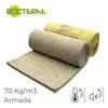 Lã de Rocha Isolamento Térmico Acústico Manta Não Revestida com Rede Rocterm R 70 (70 kg/m3) - 60 mm - 5 m x 1 m