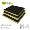 Lã de Rocha Isolamento Térmico Acústico Painel Revestido a Betume Rocterm Coberlan B 50 (150 kg/m3) - 100 mm - 1,2 m x 1 m