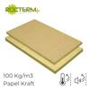 Lã de Rocha Isolamento Térmico Acústico Painel Revestido a Papel Kraft Rocterm PK 100 (100 kg/m3) - Rocterm - 9900100102868