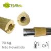Coquilha de Lã de Rocha Não Revestida Rocterm CQ 70 Tubagem Conduta - Ø 1/2