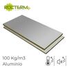 Lã de Rocha Isolamento Térmico Acústico Painel Revestido a Alumínio Rocterm PA 100 (100 kg/m3) - 100 mm - 1,2 m x 0,6 m