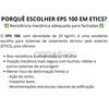Esferovite em Painel EPS 100 (20 kg/m3) ETICS Isolamento Térmico Capotto - 40 mm x 1 m x 0,5 m