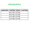 Abobadilha sem Aba em Esferovite EPS 30 (12 kg/m3) Isolamento Térmico - 52 cm x 48 cm x 12 cm - Comprimento: 1 m