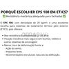 Esferovite em Painel EPS 100 (20 kg/m3) ETICS Isolamento Térmico Capotto - 70 mm x 1 m x 0,5 m