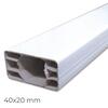 Ripa em PVC para SubTelha 2M 40X20MM - 2 m x 40 mm x 20 mm