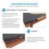 Telha Asfáltica Bardoline Rectangular Cobertura Inclinada Fachada Impermeável Fácil Aplicação - Palete 158,60 m2 - Rectangular - Preto/Ardósia Misto (0416)