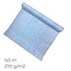 Tela Impermeabilização Impermeatec 270g Interior e Exterior Duches Terraços Varandas Pátios Piscinas - Azul (270 g) - 1 x 5 m