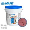 Mapei Aquaflex Roof Fiber c/Fibras Impermeabilização Varandas Terraços Coberturas 20KG - Vermelho Telha - 20 Kg