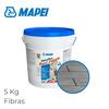 Mapei Aquaflex Roof Fiber c/Fibras Impermeabilização Varandas Terraços Coberturas 5KG/20KG - Cinza - 5 Kg