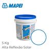 Mapei Aquaflex Roof Fiber HR Branco Extra Reflexão Solar Impermeabilização Varanda Terraço Cobertura - Branco - 5 Kg