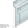 Perfil Alumínio Imperalum Sol Eco 3m Remate Telas Impermeabilização - Imperalum - 5609392403281