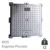 Tampa Rasa Xadrez B125 600X600MM Ferro Fundido Esgotos Domésticos Pluviais Eletricidade Telecomunic. - 9900301900072