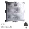 Tampa Rasa Xadrez B125 600X600MM Ferro Fundido Esgotos Domésticos Pluviais Eletricidade Telecomunic. - 9900301900089