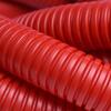 Tubo Corrugado Dupla Parede Vara 6 M Série N Cablagem Vermelho Eletricidade - Ø 63 mm – Vermelho - Limitado ao Stock