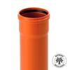 Tubo 3KKK PVC Liso Saneamento Com O-Ring Labial SN8 - Tijolo - Classe SN8 (kN/m2) - Ø 110 mm