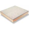 Lajeta Térmica Texlosa R Branca 60X60CM 40MM a 80MM Isolam./35MM Betonilha Palete Isolamento Térmico - 50 mm Isolamento + 35 mm Betão - 15,84 M2 - Palete