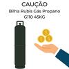 Caução para Bilha Rubis Gás Propano G110 45KG - P/ Bilha Gás 45KG