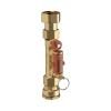 Válvula de Balanceamento com Caudalímetro Caleffi 112, com União para Tubagem de Polietileno - 42 p.2,5 TR x Ø 32 - 0,3–1,2 m³/h (112631)