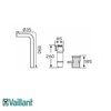 Esgoto Condensado Vaillant 80MM Alumínio 303091 - (303091) - Branco - limitado ao stock existente