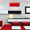 Ar Condicionado Mono Split Mitsubishi Kirigamine Style - 9.000 BTU Vermelho– MSZ-LN25VGR - Inclui sistema WI-FI MelCloud