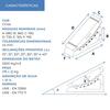 Bloco Solar de Betão Regulável 10° a 40° para Módulo Fotovoltaico Base Solar - Regulável 10º/40º - Módulos de 30/35mm (espessura)