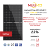 Módulo Fotovoltaico 620W - Nuukó Bifacial N-Type TOPCon Module NKM620N-132BDR12 - Nuukó - 9901501704583
